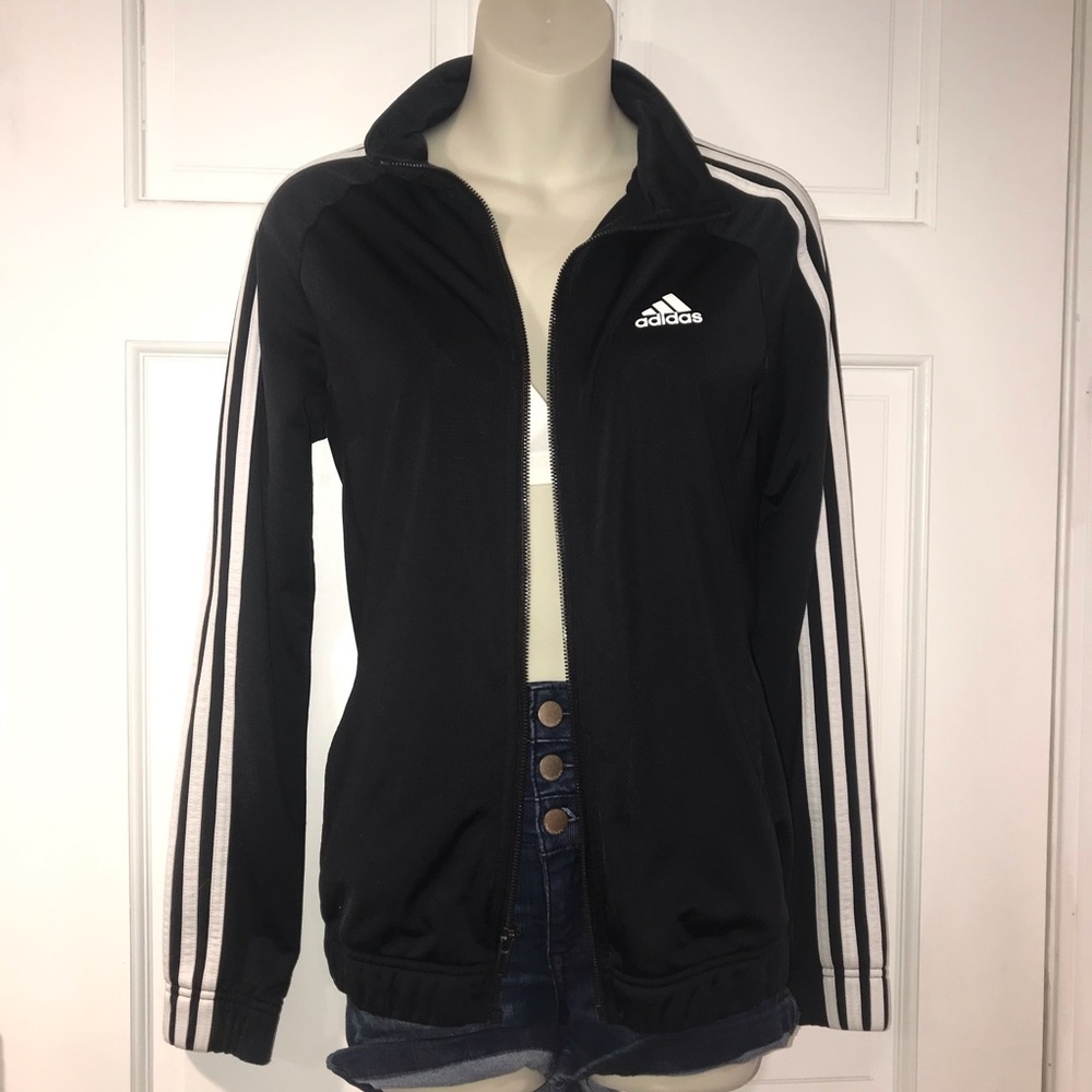 ADIDAS Black Zip-Up Jacket